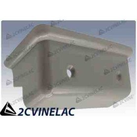 REF 750. PROTECTOR CERRADURA PUERTA 2CV GRIS ROSADO.