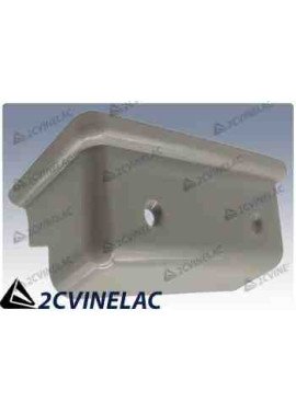 REF 750. PROTECTOR CERRADURA PUERTA 2CV GRIS ROSADO.