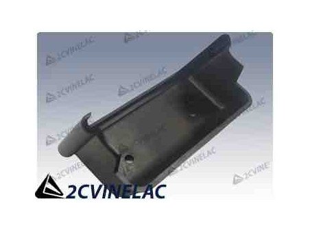REF 749. PROTECTOR CERRADURA PUERTA 2CV NEGRO.