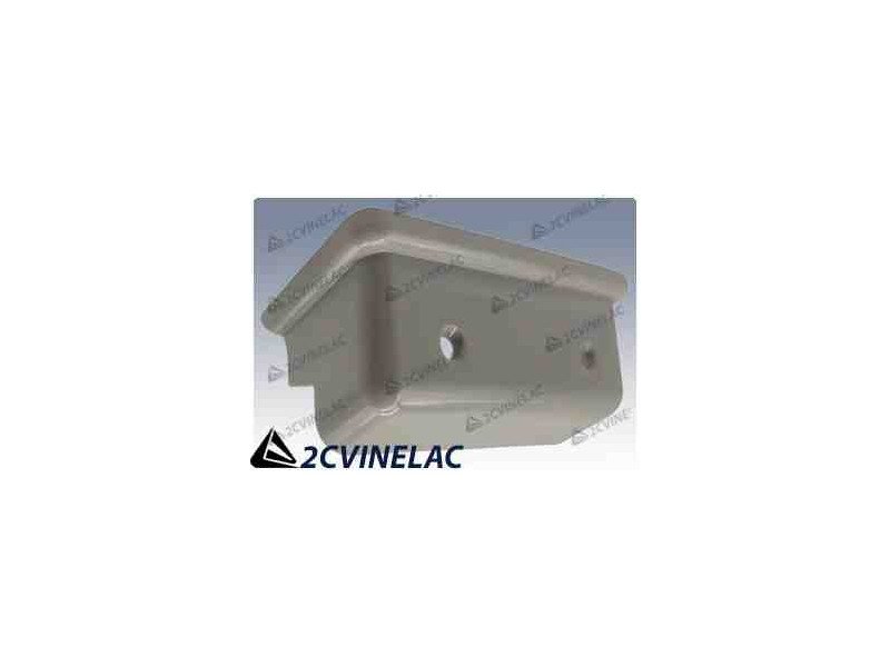 REF 750. PROTECTOR CERRADURA PUERTA 2CV GRIS ROSADO.
