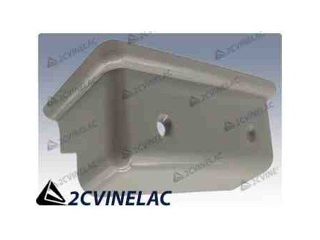 REF 750. PROTECTOR CERRADURA PUERTA 2CV GRIS ROSADO.