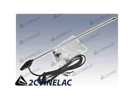 REF 3137. ANTENA DE RADIO LATERAL CROMADA.