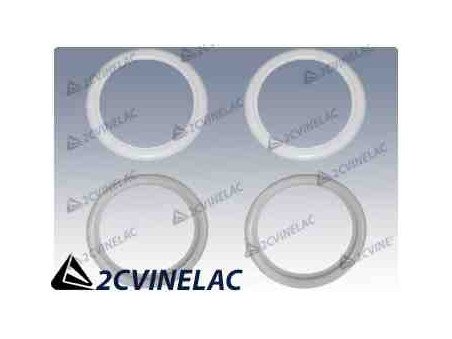 REF 852. FLANCOS BLANCOS PARA RUEDAS. 4 UNIDADES.