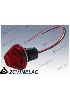 REF 626. TESTIGO/INDICADOR BATERIA (LUZ LED) PARA 2CV, MEHARI, DYANE, ACADIANE,AMI.