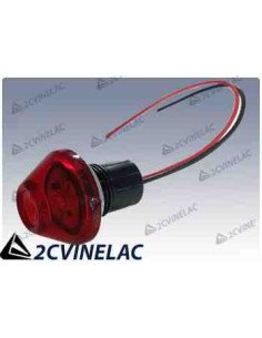 REF 626. TESTIGO/INDICADOR BATERIA (LUZ LED) PARA 2CV, MEHARI, DYANE, ACADIANE,AMI.