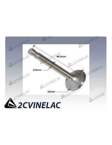 REF 3385. VALVULA DE ESCAPE 8,4*88,5*32 (425cc 1963-) 1 ranura.