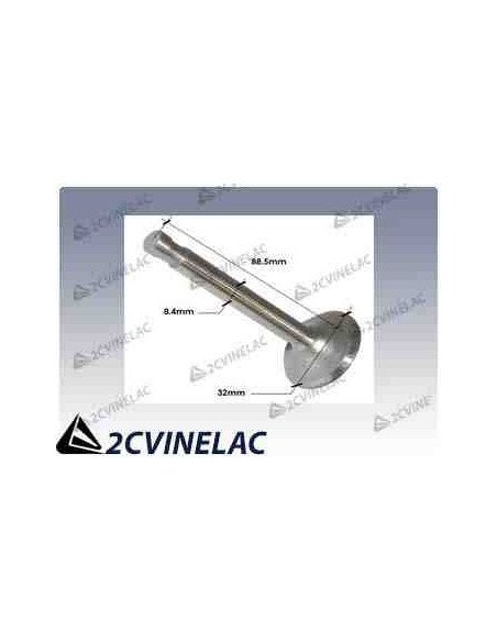 REF 3385. VALVULA DE ESCAPE 8,4*88,5*32 (425cc 1963-) 1 ranura.