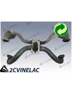 REF 8055. COLECTOR 2CV6 CARBURADOR DOBEL CUERPO.