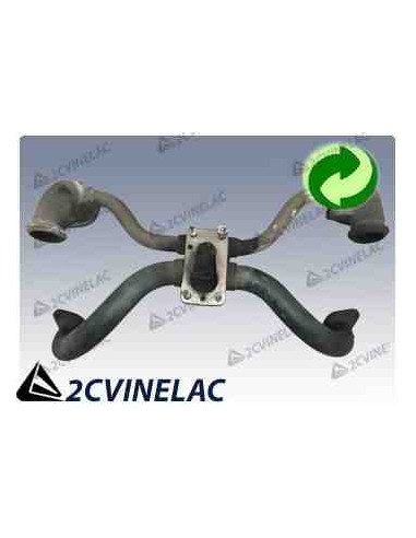 REF 8055. COLECTOR 2CV6 CARBURADOR DOBEL CUERPO.