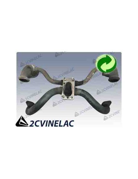 REF 8055. COLECTOR 2CV6 CARBURADOR DOBEL CUERPO.