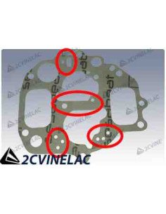 REF 857. JUNTA CARBURADOR DOBLE CUERPO DYANE.