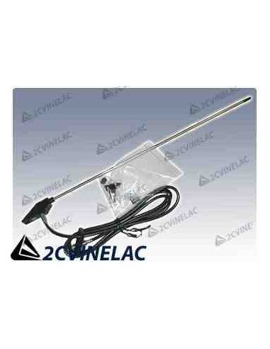 REF 3137. ANTENA DE RADIO LATERAL CROMADA.