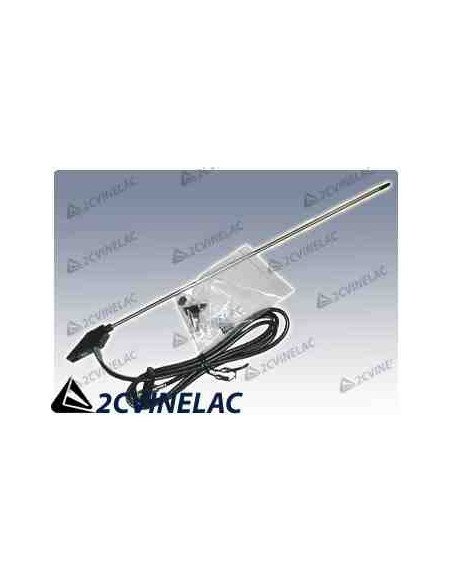 REF 3137. ANTENA DE RADIO LATERAL CROMADA.