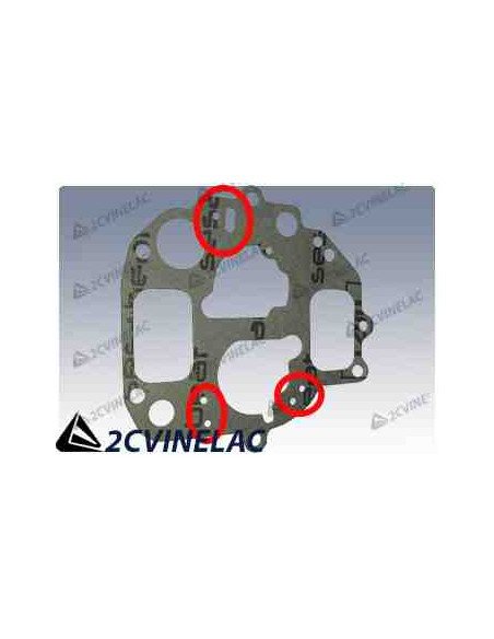REF 858. JUNTA CARBURADOR DOBLE CUERPO 28/35CSIC.