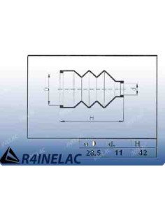 REF 7453. GUARDAPOLVO BOMBA FRENO R4/5. 2