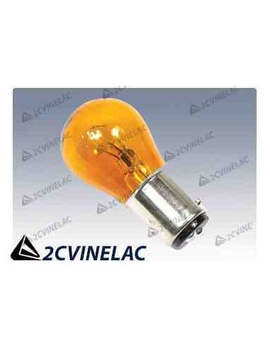 REF 863. BOMBILLA LUZ DE FRENO 12V 21/5W BAY15d NARANJA.