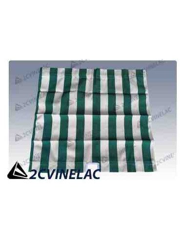 REF 837. TOLDILLO CAPOTA VERDE Y BLANCO.