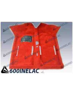 REF . 5677 ALFOMBRILLA MOQUETA INTERIOR ROJA.
