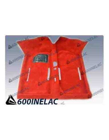 REF . 5677 ALFOMBRILLA MOQUETA INTERIOR ROJA.