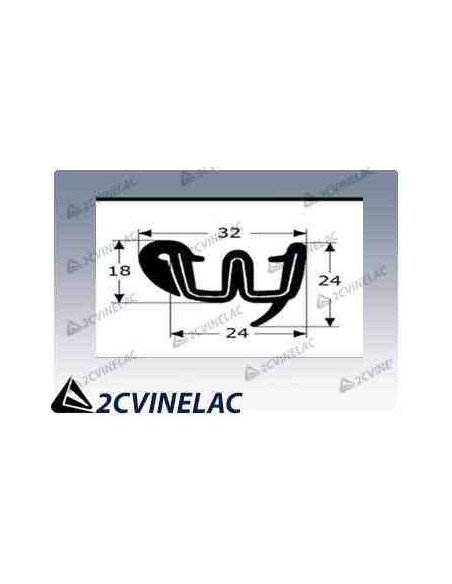 REF 4084. JUNTA CRISTAL VENTANA CORREDERA DYANE/ACADIANE.