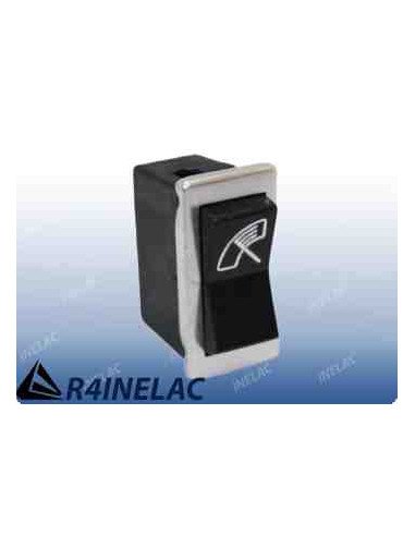 REF 7458. INTERRUPTOR LIMPIAPARABRISAS 1 VELOCIDAD, 1 PULSADOR R4.