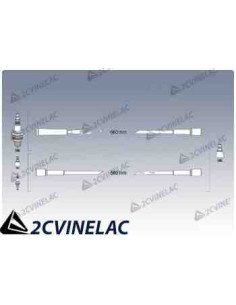 REF 838. CABLE BUJIAS DYANE. 2