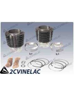 REF 3853. JUEGO DE 2 CILINDROS CON PISTON MOTOR 652cc BIG BORE (BURTON).