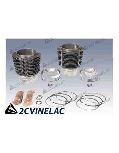 REF 3853. JUEGO DE 2 CILINDROS CON PISTON MOTOR 652cc BIG BORE (BURTON).