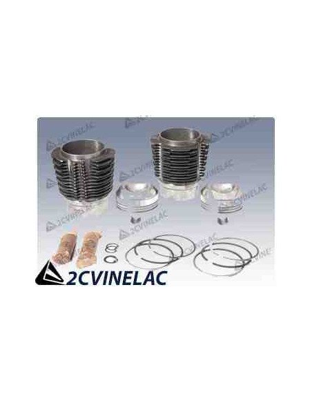 REF 3853. JUEGO DE 2 CILINDROS CON PISTON MOTOR 652cc BIG BORE (BURTON).