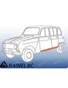 REF 7438. LARGUERO BAJO PUERTAS IZQUIERDO R4. 2