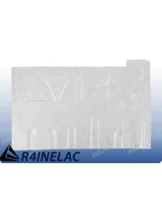 REF 7411. CHAPA TRASERA DERECHA PARTE INFERIOR CHASIS R4.