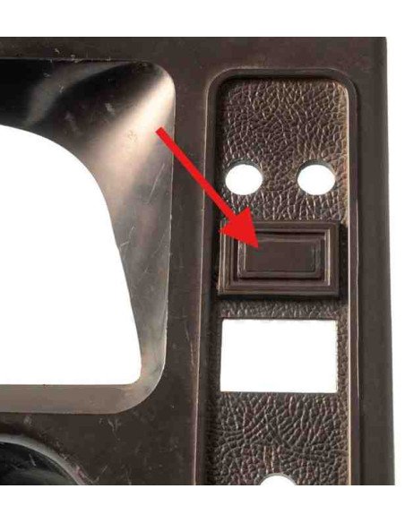 PLACA CIEGA RECTANGULAR PARA SOPORTE CONTADOR 2CV - REF.902