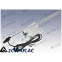 REF 3137. ANTENA DE RADIO LATERAL CROMADA.