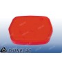 REFLECTOR HEXAGONAL ROJO