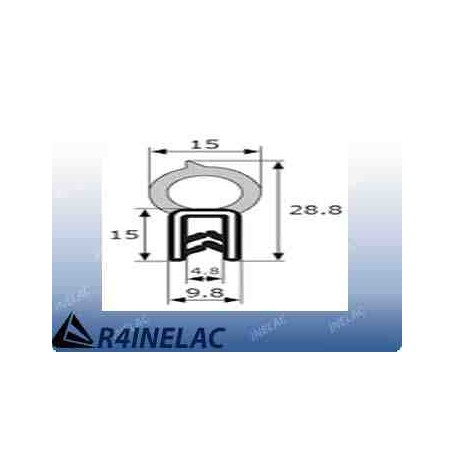 REF 7170. PERFIL CONTORNO MALETERO (ALMA METALICA).