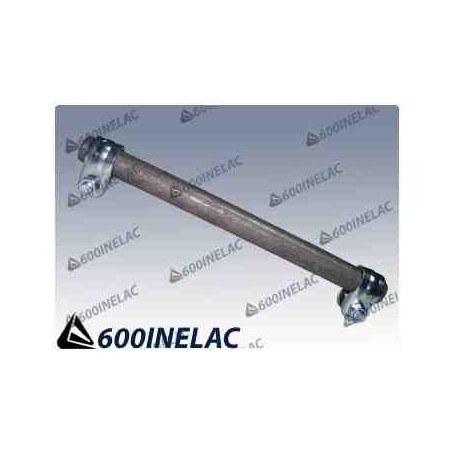 REF. 5123 TUBO ACOPLAMIENTO ROTULAS DIRECCION CON ABRAZADERAS