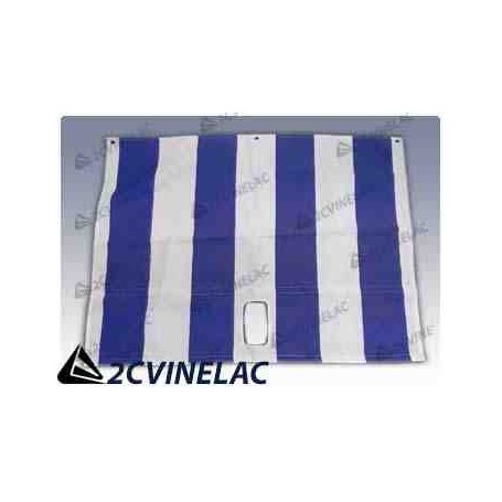 REF 4614. TOLDILLO CAPOTA AZUL Y BLANCO.