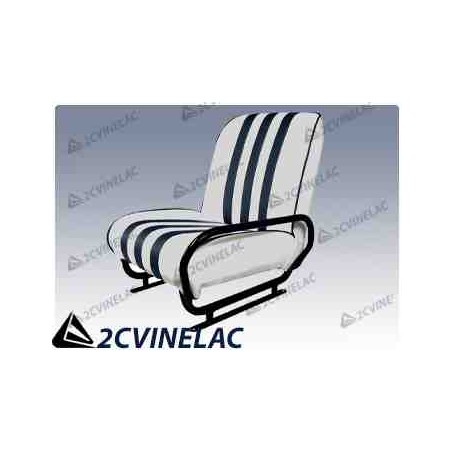 REF 4639. ASIENTO DELANTERO DERECHO BLACO Y AZUL.