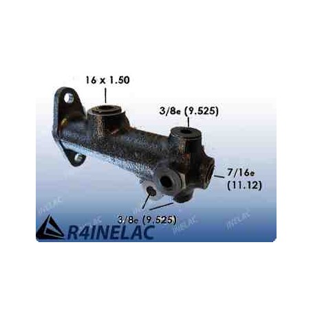REF 7303. BOMBA FRENO R4 antes 63 SIMPLE CIRCUITO 22mm.