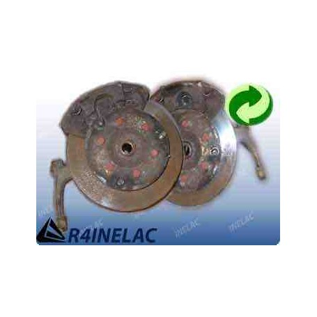 REF 7226. PAREJA MANGUETA (disco+buje+pinza freno completa+mangueta).