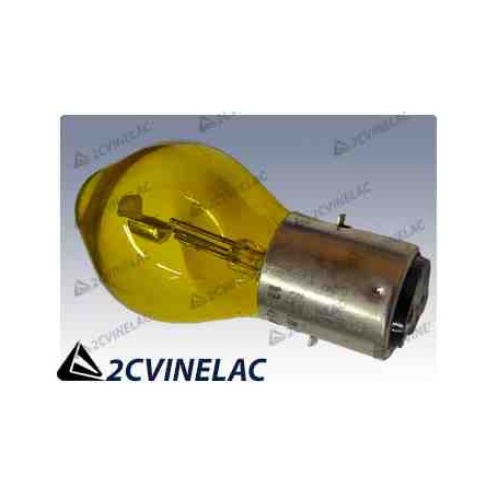 REF 8009. BOMBILLA AMARILLA 12V 45-40W (2 polos).