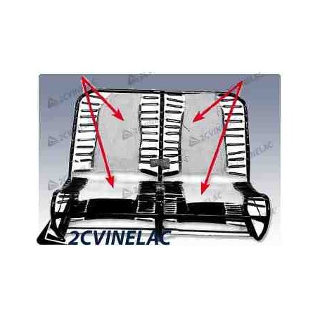 REF 1035. KIT 4 TELAS PARA BANCO TRASERO.