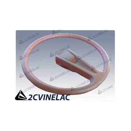 REF 652. VOLANTE MONOBRAZO MARRON.