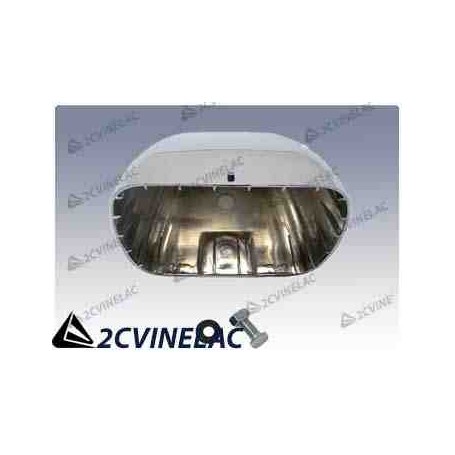 REF 4922. COCO RECTANGULAR PLASTICO CROMADO.