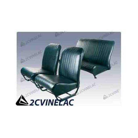 REF 3486. JUEGO FUNDAS SKAI NEGRO LISO (ASIMETRICOS) CON FALDON.