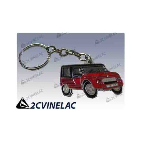 REF 3606. LLAVERO MEHARI ROJO.