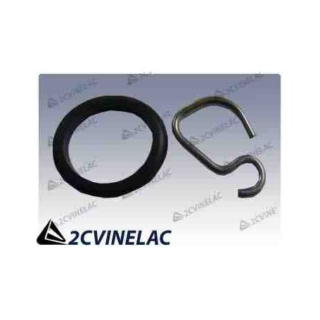 REF 3795. SUJECION CAPO+CORCHETE INOX.