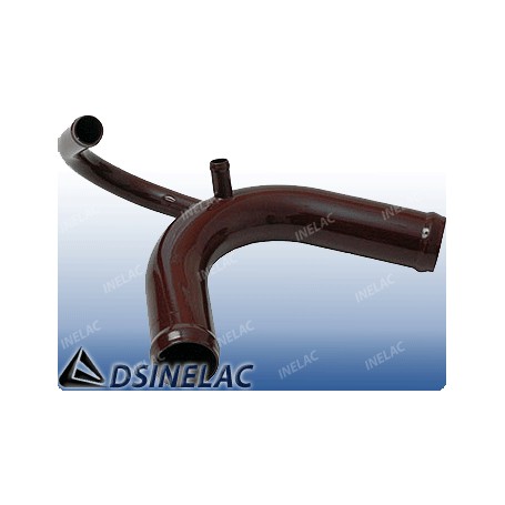 TUBO METALICO 4 RACCORES.
