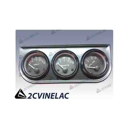 REF 4393. JUEGO DE 3 INDICADORES (aceite/temperatura/amperimetro).