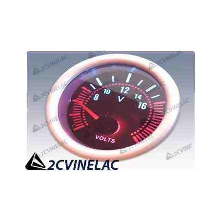 REF 4394. INDICADOR VOLTIMETRO 8-16V (ø52mm).